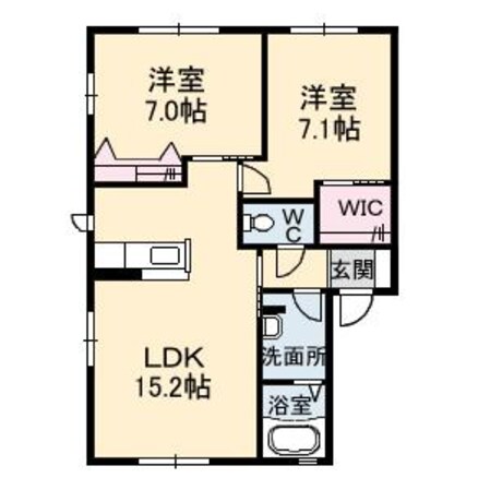 矢野駅 徒歩9分 2階の物件間取画像